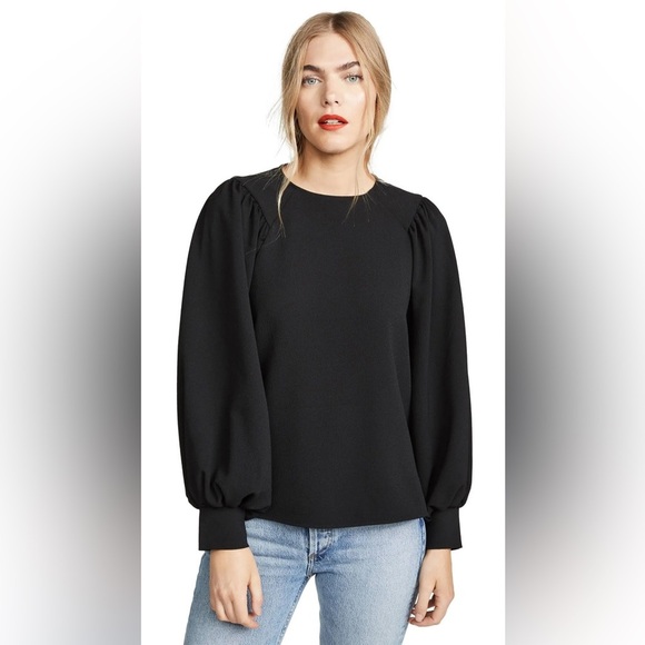 Ganni crew neck long sleeve - Picture 1 of 8